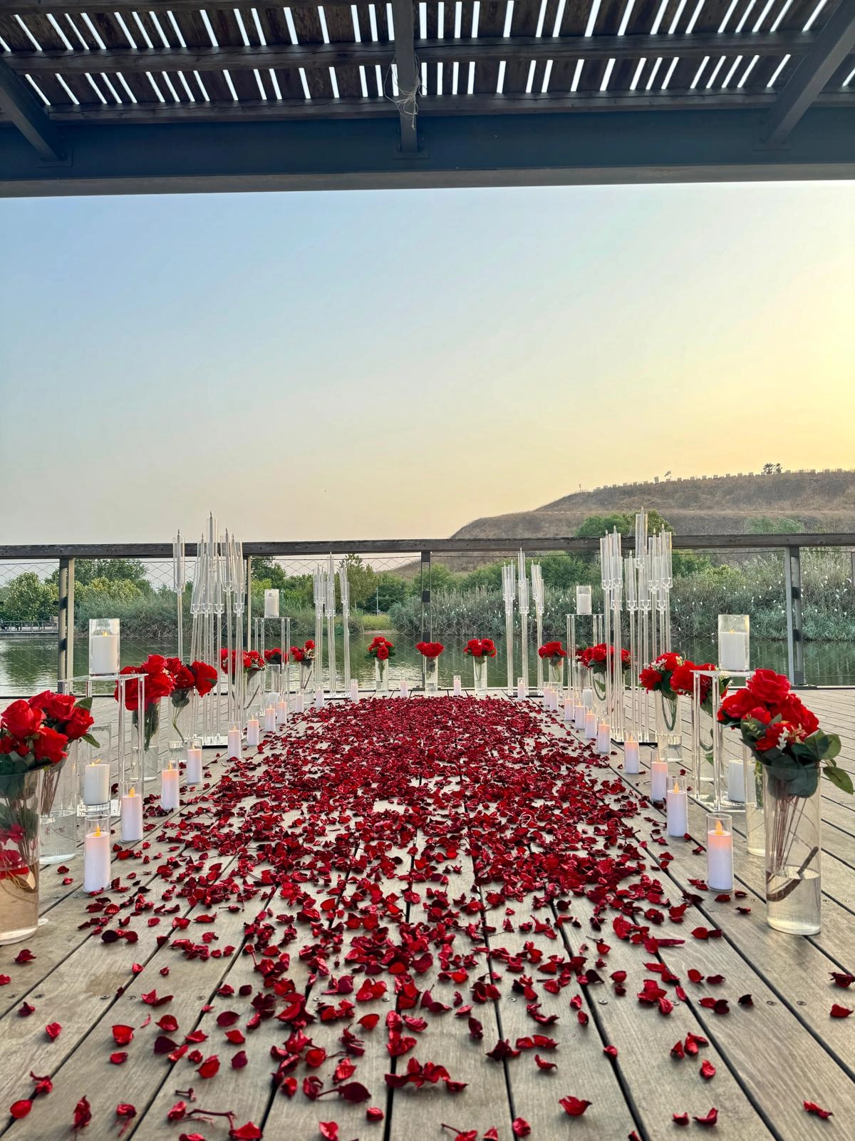 הצעת נישואין רק וורדים